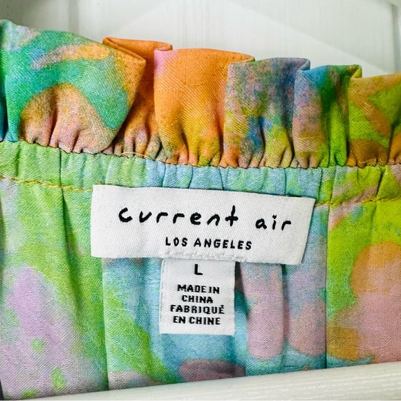 Current Air Multicolor Ruffle Sleeve Blouse - Picture 4 of 7